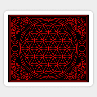 Flower of Life Alter cloth Sticker